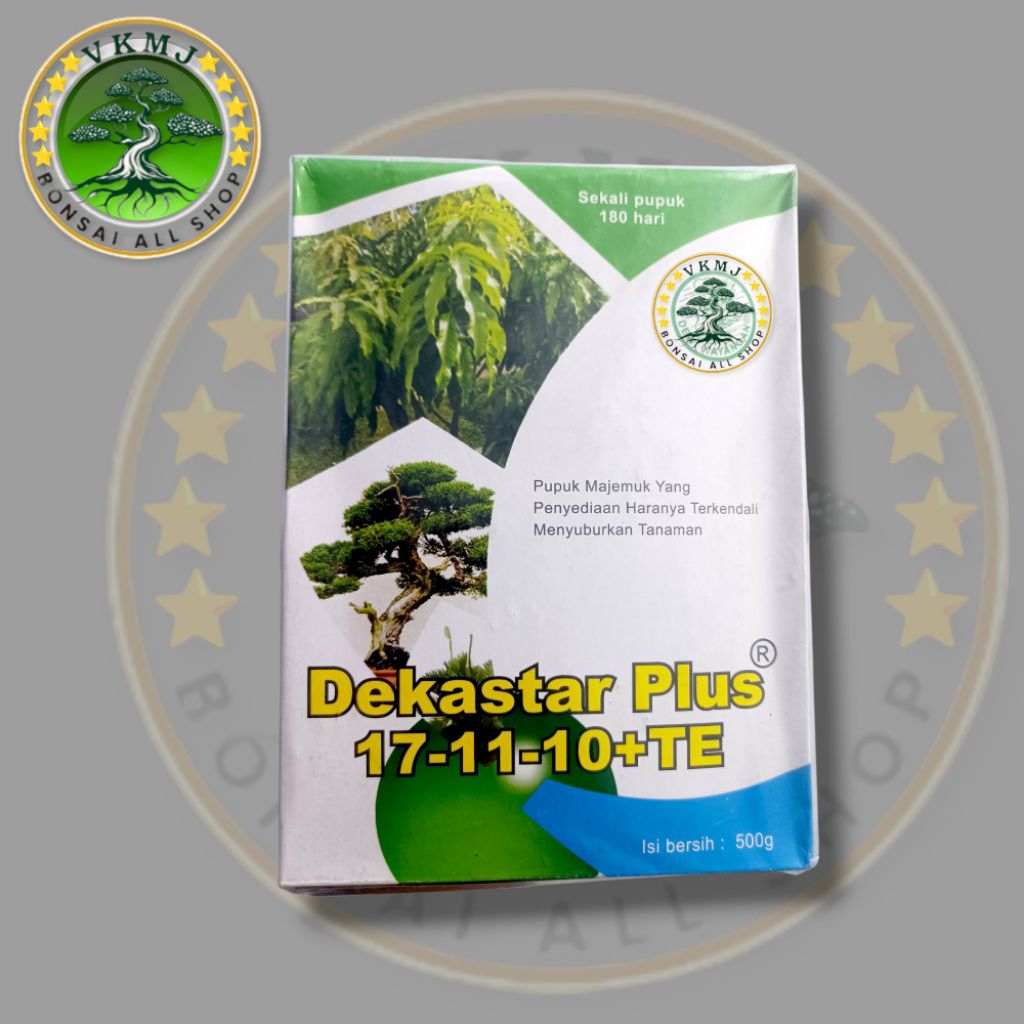 Pupuk dekastar osmocote 17-11-10 500gr