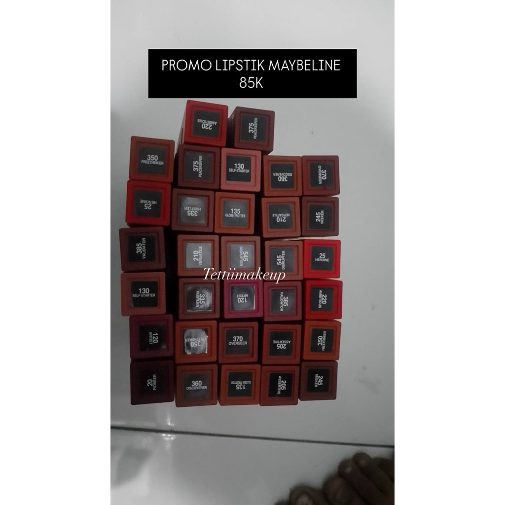 PROMO LIPSTIK MAYBELLINE SHADE 365 ENTHUSIAST