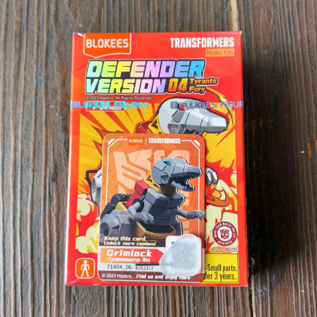 Blokees Grimlock Trex (Part Volcanicus) _ Transformers Defenders Version 04