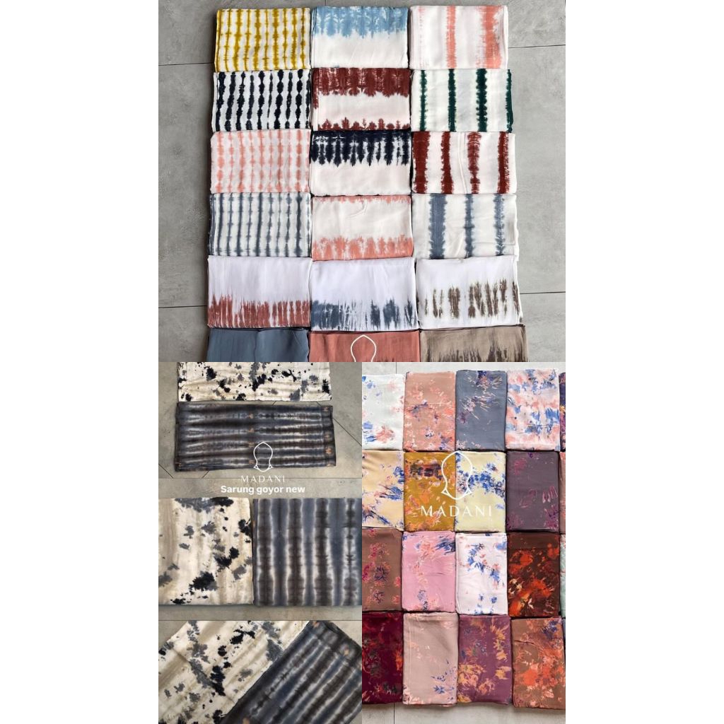 SARUNG RAYON CORAK/SARUNG SANTRI WANITA MADANI/SARUNG CORAK ABSTRAK MADANI