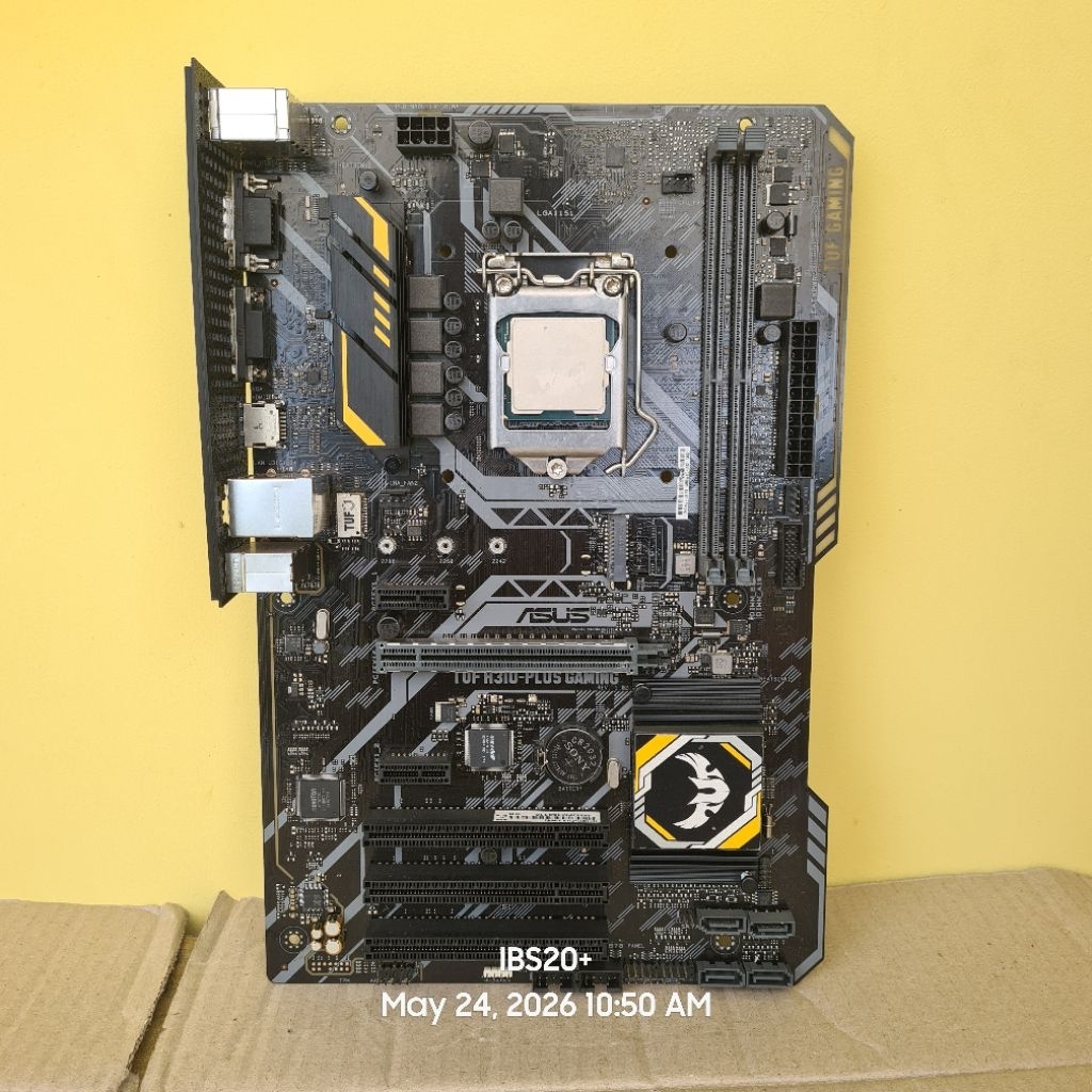 PAKET CORE I5 8600K WITH MAINBOARD ASUS TUF H310 GAMING VGA HDMI ONBOARD SUPPORT GEN 8 & 9 LGA 1151 