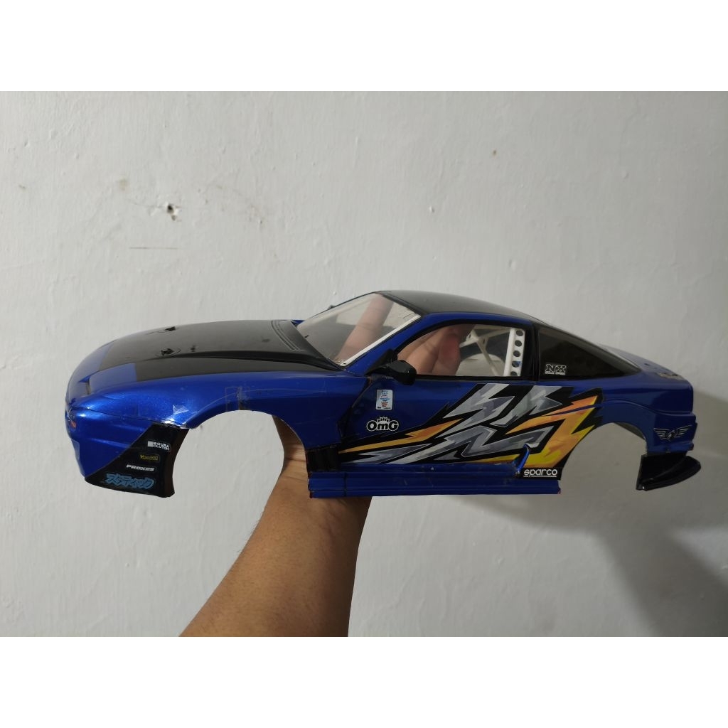 Body rc drifr 1/10 nissan 180sx gp sport