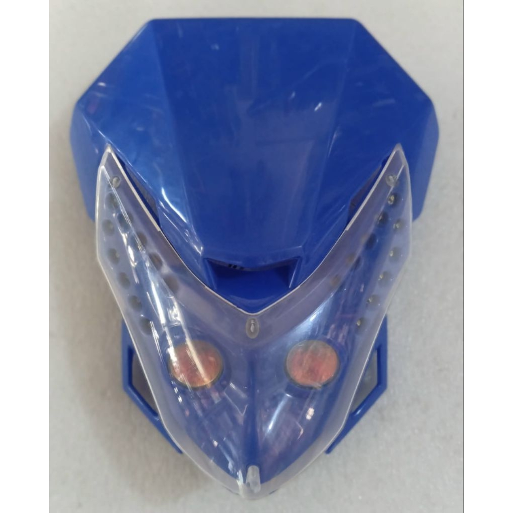 Lampu depan Acerbis Biru.