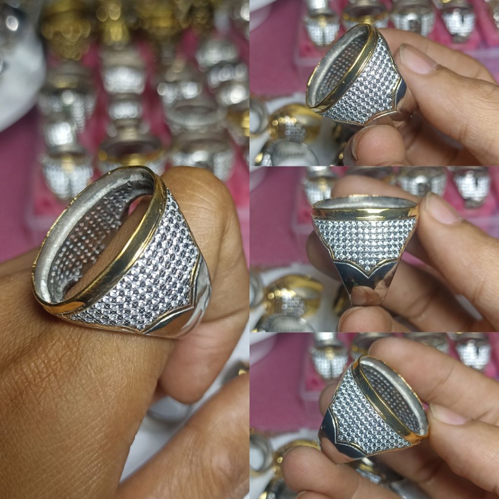 RING KUNINGAN SARI SUPER MICROSETTING MEWAH CINCIN KUNSAR IKETAN KUNINGAN SARI EMBAN KUNINGAN