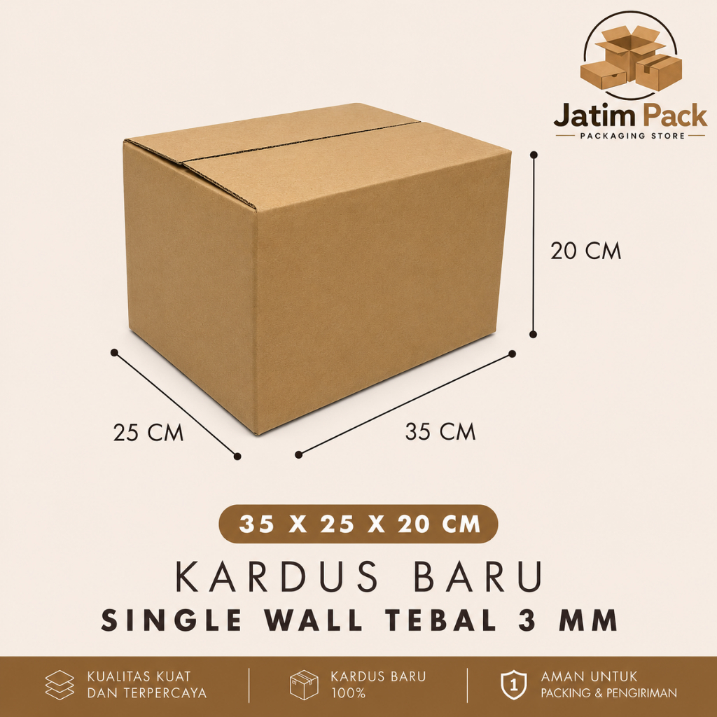 Kardus 35x25x20 Cm Kardus baru murah dan tebal