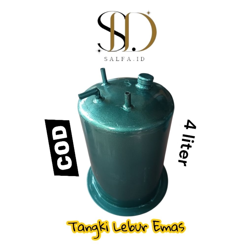 tangki lebur emas 4 liter tabung lebur emas