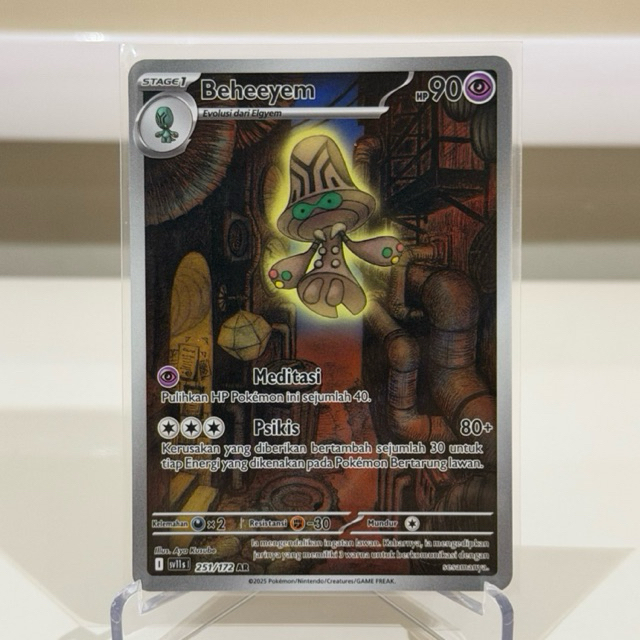 Kartu Pokemon Original - Beheeyem AR 251/172 Sv11s
