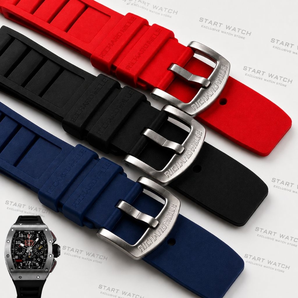 Tali Jam Tangan RICHARD MILLE RM Silikon Premium Warna  strap jam richard mille