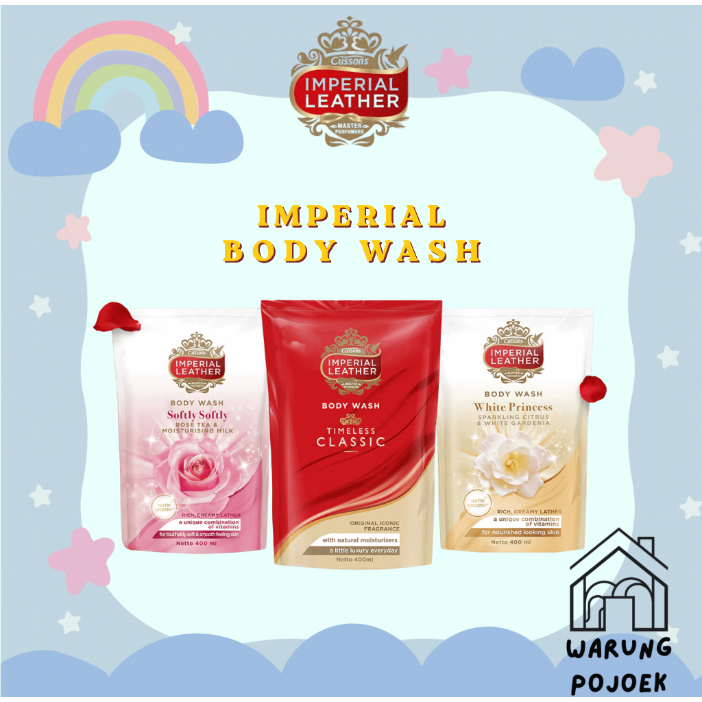 Sabun Imperial Leather Body Wash Sabun Mandi Cair 400ml+220ml