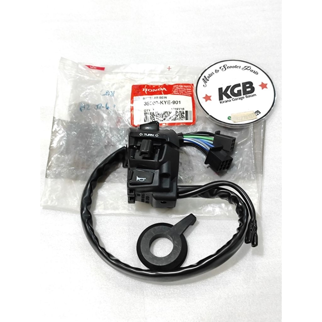 saklar Holder sein motor honda mega pro mono shock Ori baru ahm 35200 kye 901