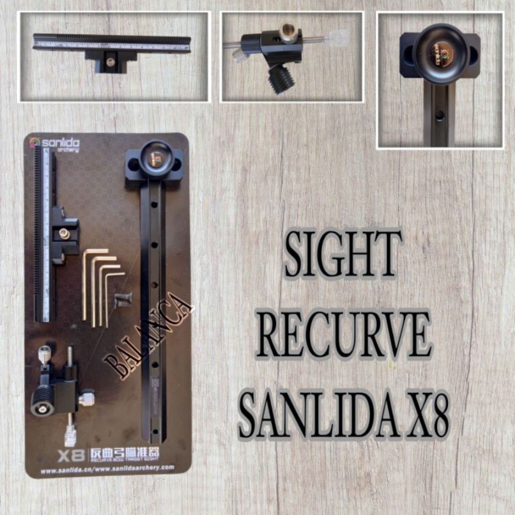 SANLIDA Recurve Sight X8 - Sight Recurve - Olahraga Panahan