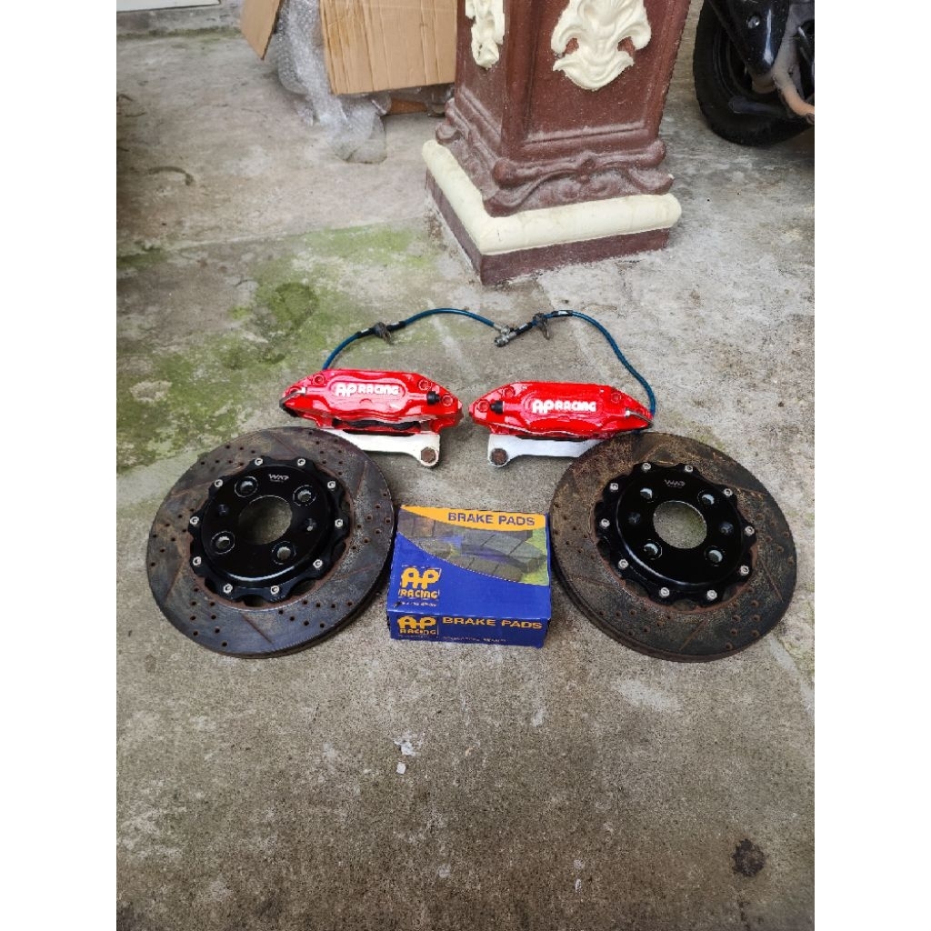 BIG BRAKE KIT BBK AP RACING 4 POT FULLSET PNP