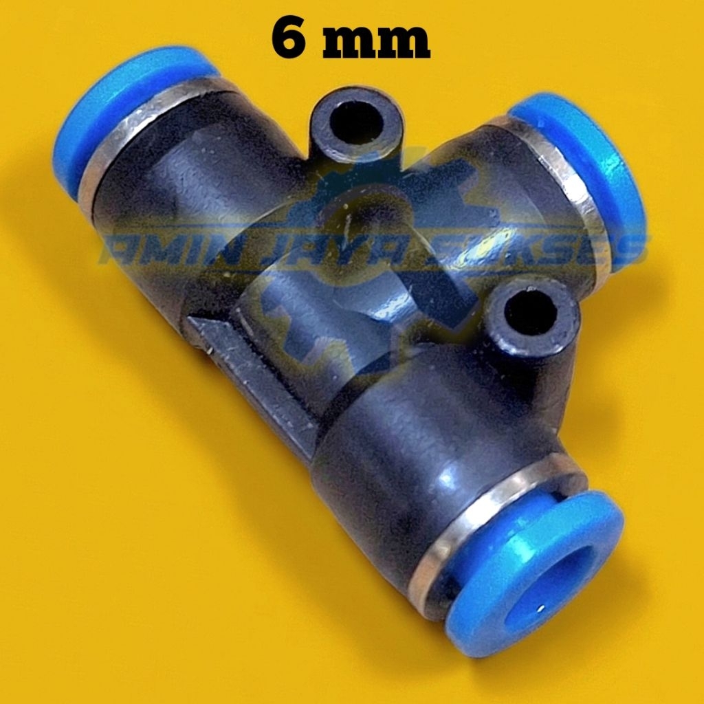 Nepel Angin Union Fitting Union Model T 6mm 6 mm
