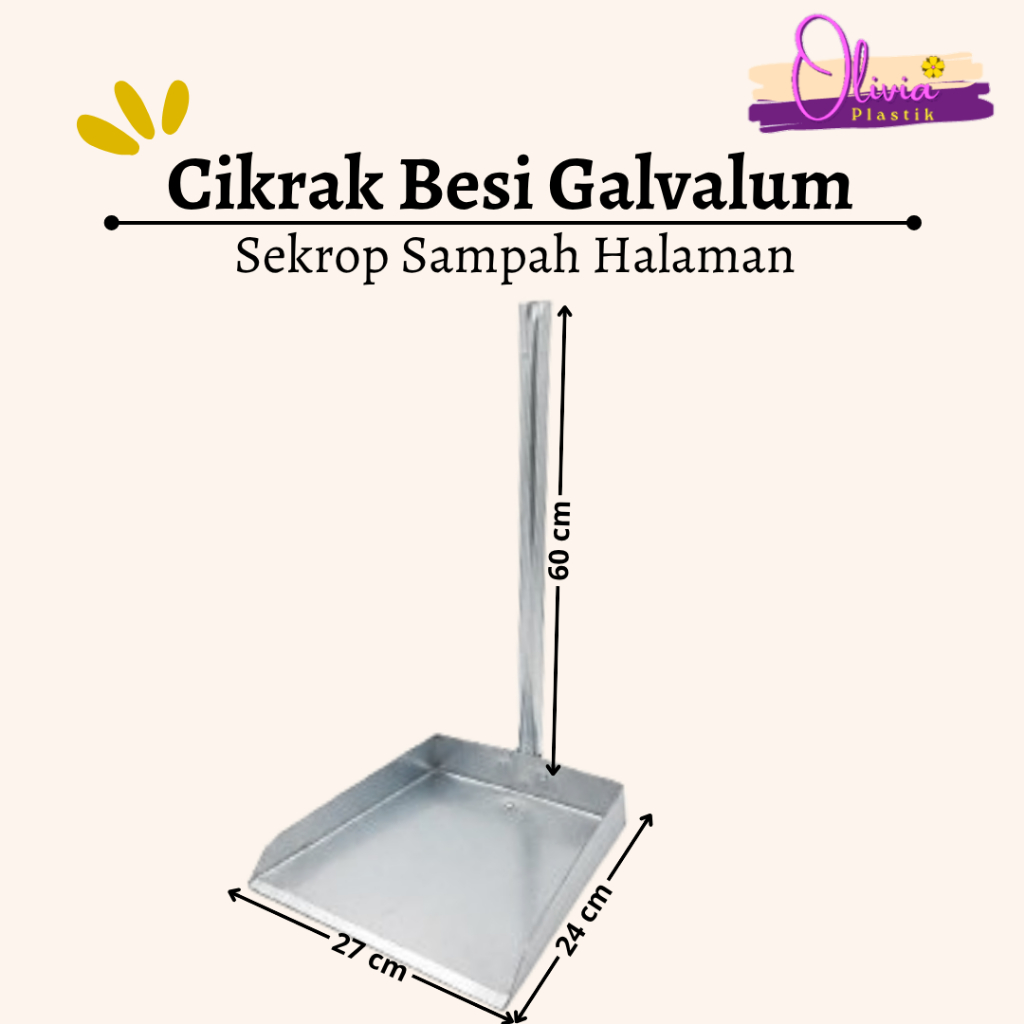 KHUSUS INSTANT GOJEK Sekrop/ Cikrak/ Pengki Besi Galvalum Anti Karat