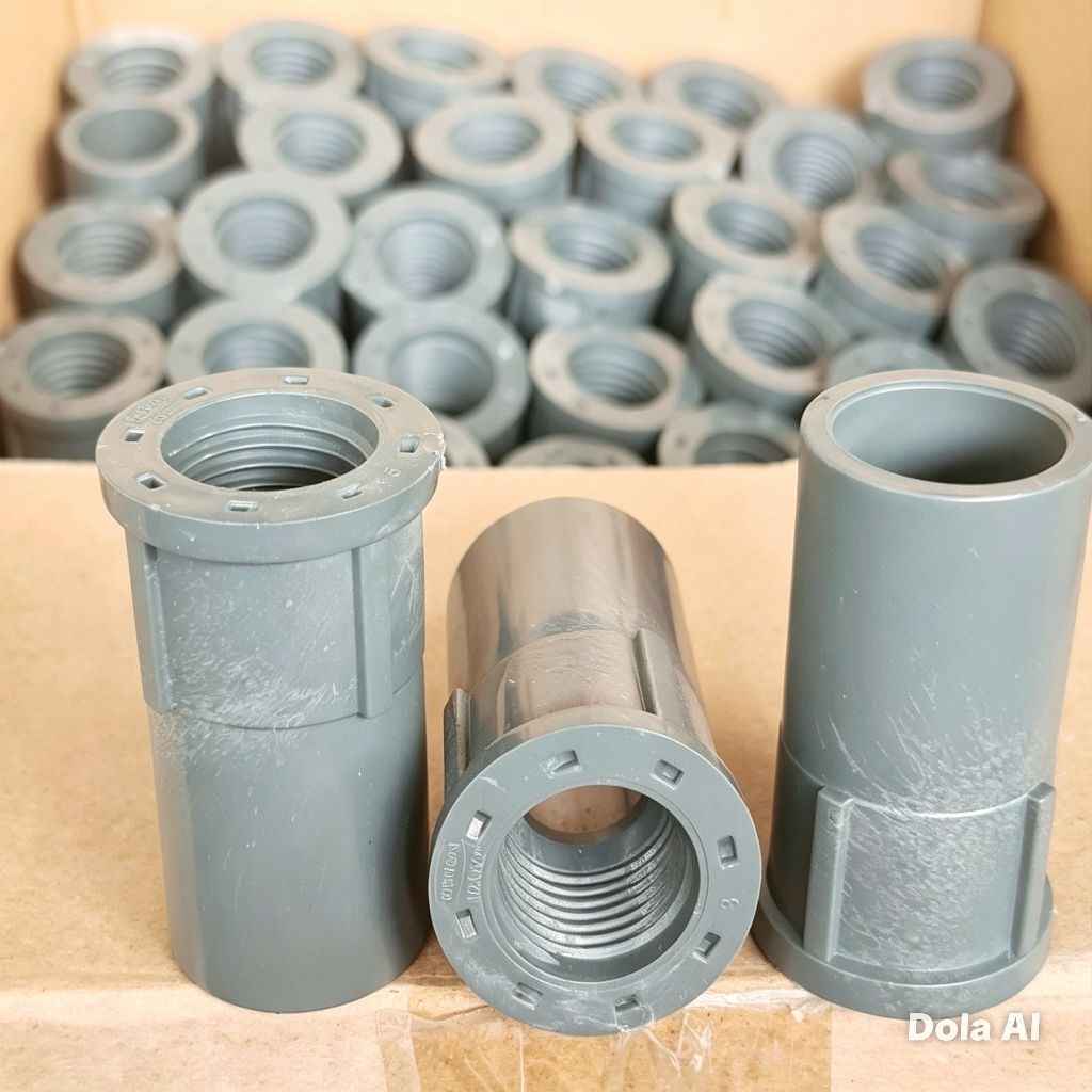 Sok Drat Dalam AW 1/2" inch PVC / Faucet Socket Pvc 1/2" AW / Sok drat dalam pvc 1/2 inch Rubicon