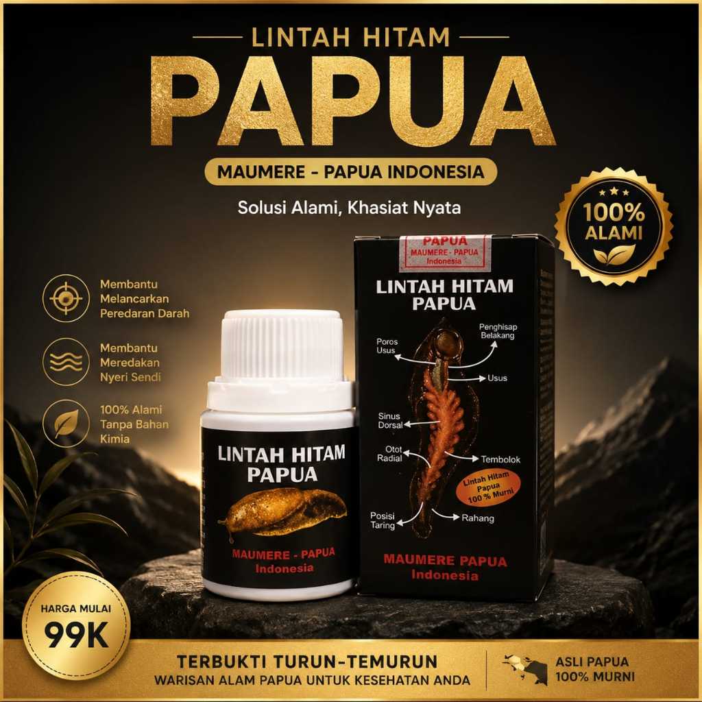 (TERLARIS) Minyak Lintah Hitam papua original