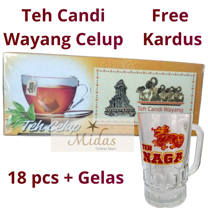 Teh Candi Wayang Celup 18 pcs