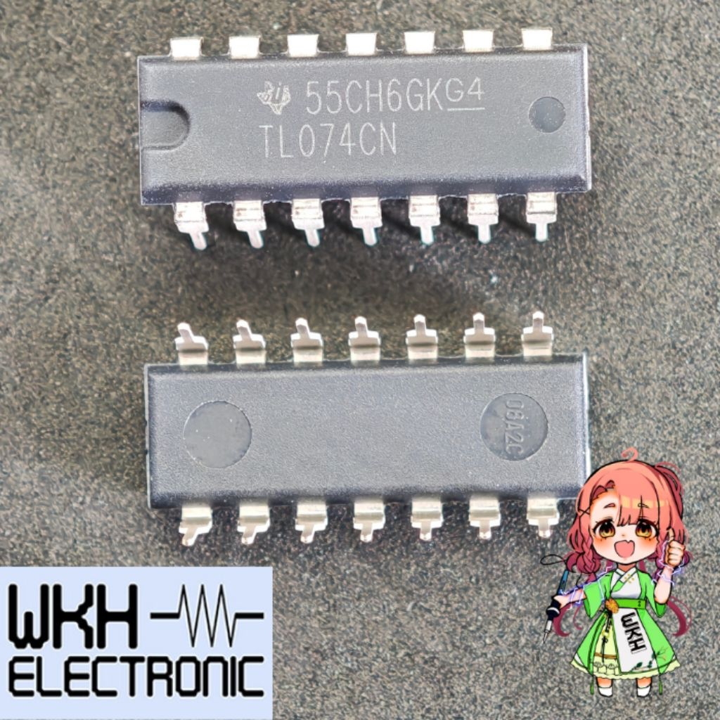 ORIGINAL TL074CN DIP TL074 TL 074 074CN Quad JFET Op Amp