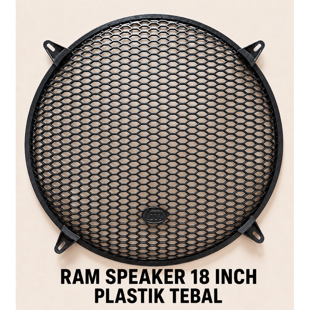 RAM Tutup Speaker 18 Inch Speaker Grill Speaker Plastik Tebal