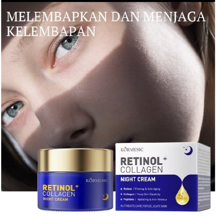 Retinol Collagen Cream BPOM / night cream retinol collagen PSM