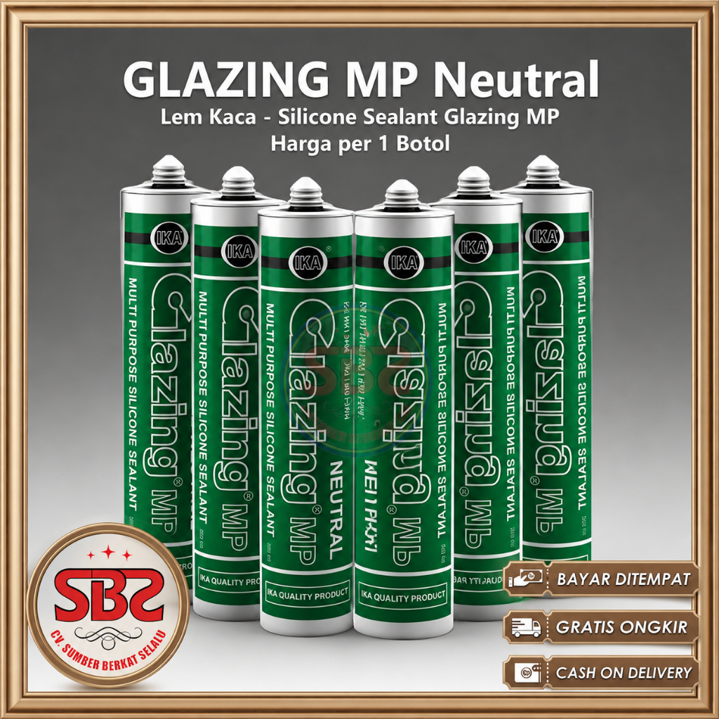 GLAZING MP NEUTRAL - Silicone Sealant GLAZING MP Netral/Lem Kaca Glazing MP