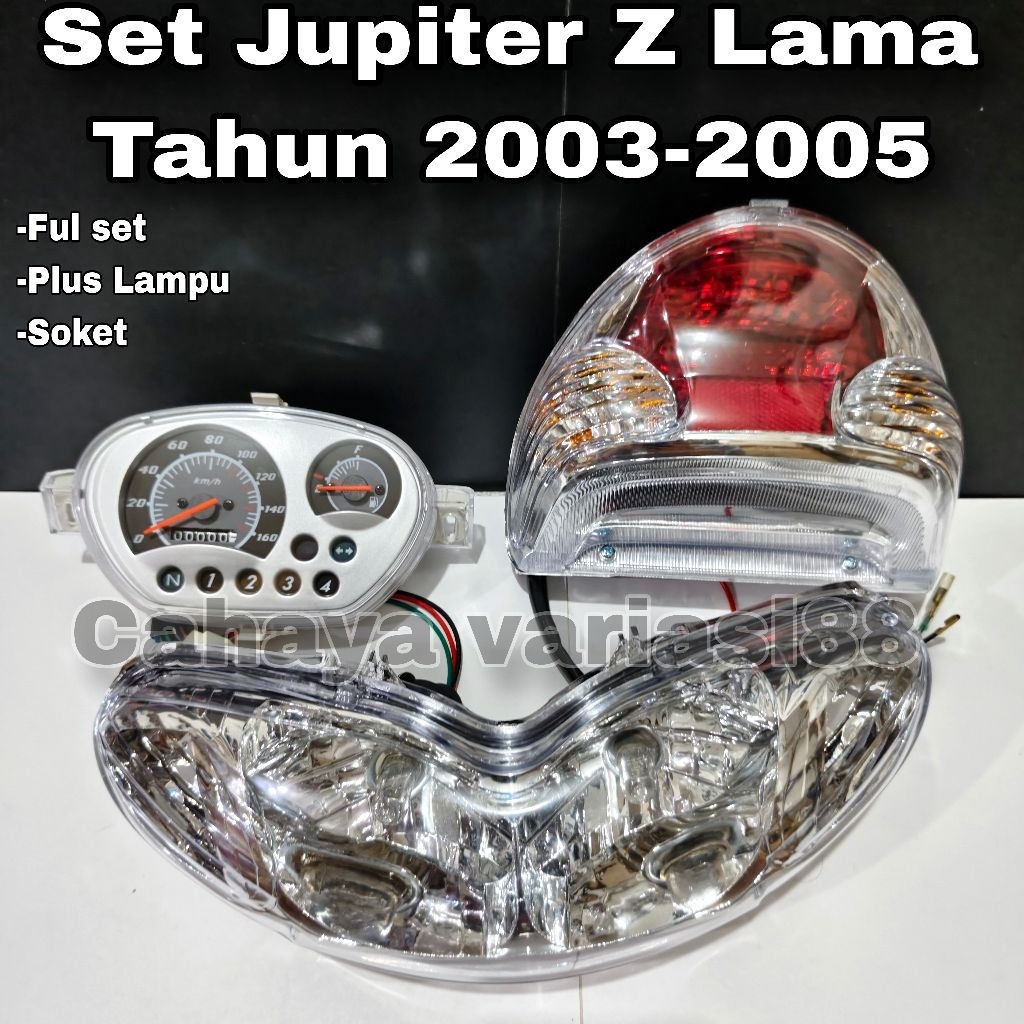 Jupiter Z Old Lama Tahun 2003-2005 Set Lampu Depan Lampu Stop Belakang Dan Spedometer Jupiter Z Lama