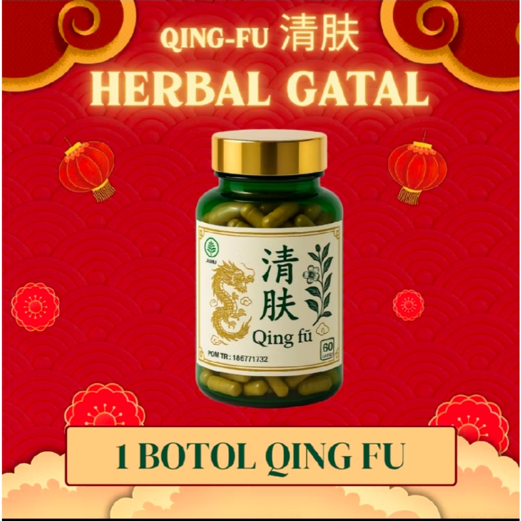 Qingfu Obat Gatal Ramuan Cina (isi 50 kapsul) 100% Original