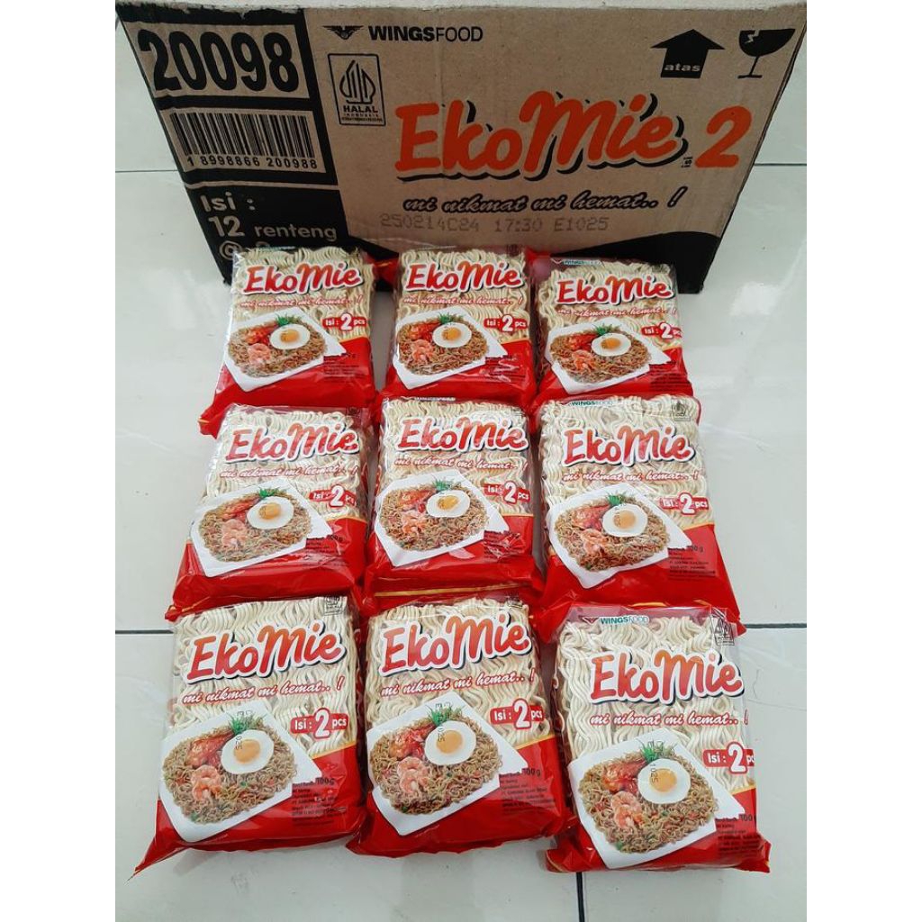 (ISI 6 RENTENG 18 PCS) EKO MIE RENTENG