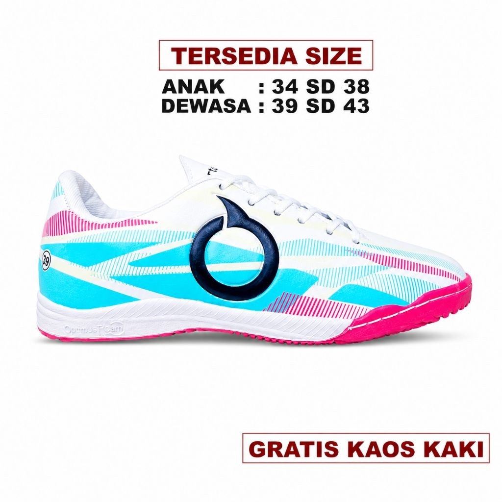 TERBARU Sepatu Futsal ANAK & DEWASA Ortuseight Hiperion Empire In Laki-laki Premium - PINK Xyz Sport