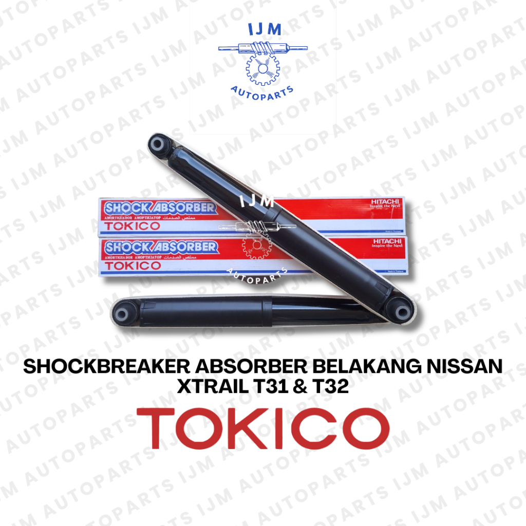 Shockbreaker Absorber Belakang Nissan Xtrail T31 & T32 Tokico Thailand