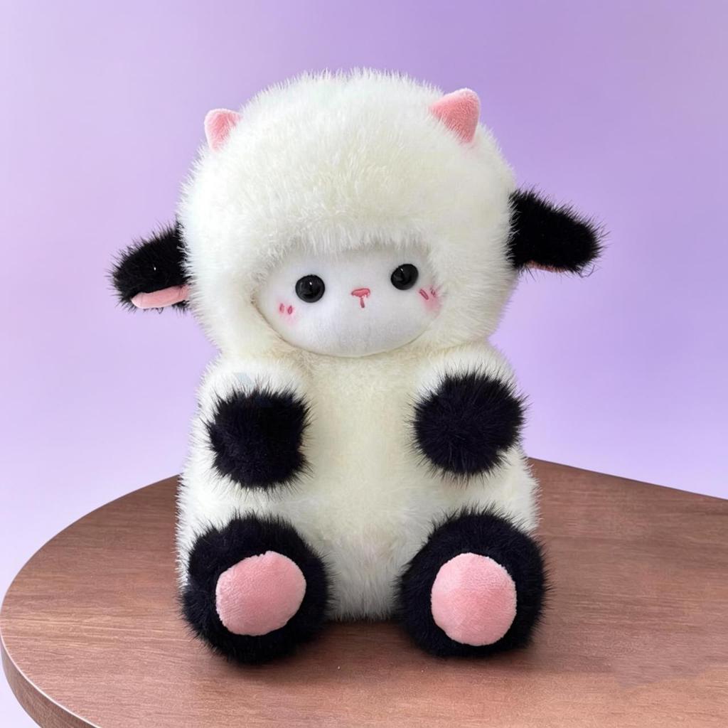 Boneka domba fur sheep HADIAH PEREMPUAN BONEKA DOMBA LUCU BONEKA UNIK BONEKA DOMBA ukuran 21CM