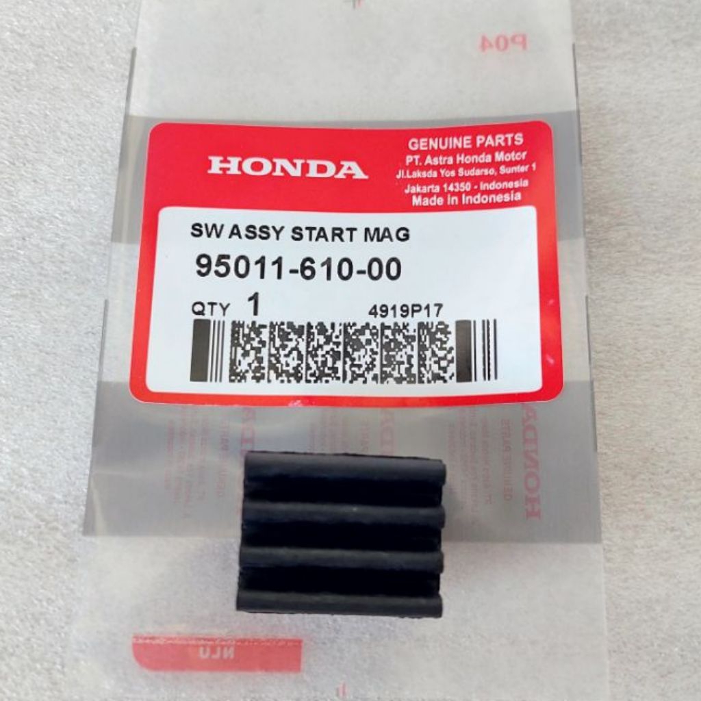 Karet Tahanan Standar 2 Tengah Beat, Scoopy, Vario 110 Original Honda Aksesoris Motor Tahan Lama