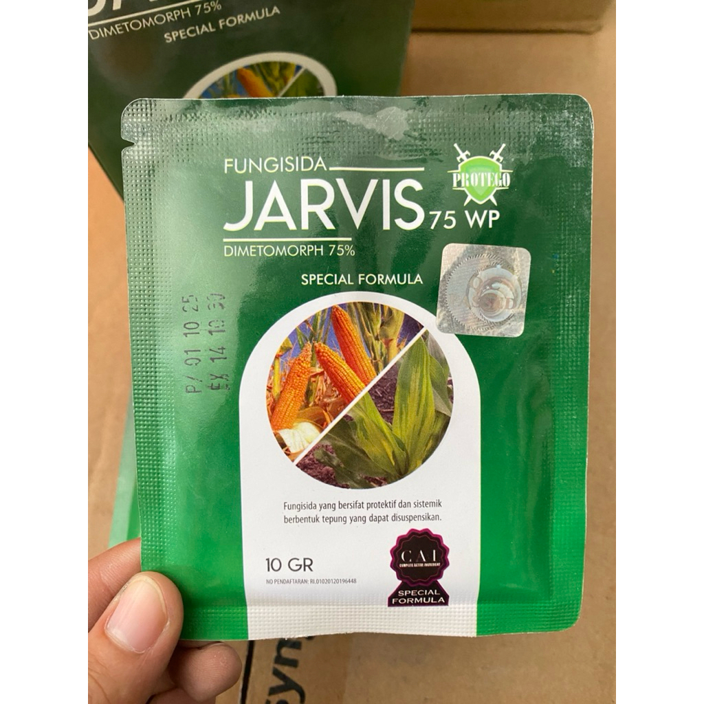 fungisida Jarvis bahan aktif dimetomorph 75% untuk bulai dan busuk batang tanaman jagung