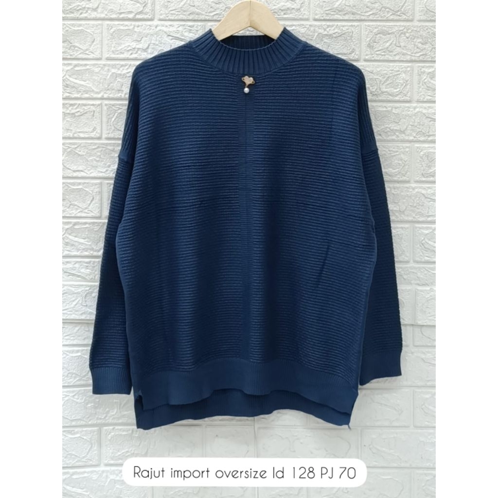 Real pic ORIGINAL dan TERMURAH Blouse Rajut tebal PREMIUM IMPORT / Atasan Oversize rajut PREMIUM But