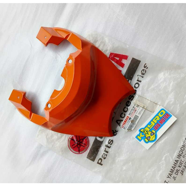 COVER TAIL EKOR SAMBUNGAN BODY BELAKANG FINO 125 ORANGE GLOSSY ASLI ORIGINAL YAMAHA BJ8-F1731-00-P3