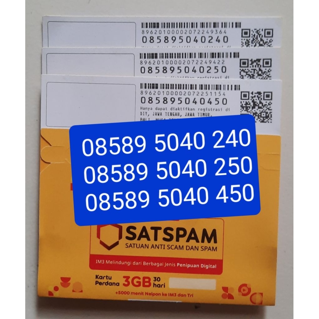 Nomer cantik indosat