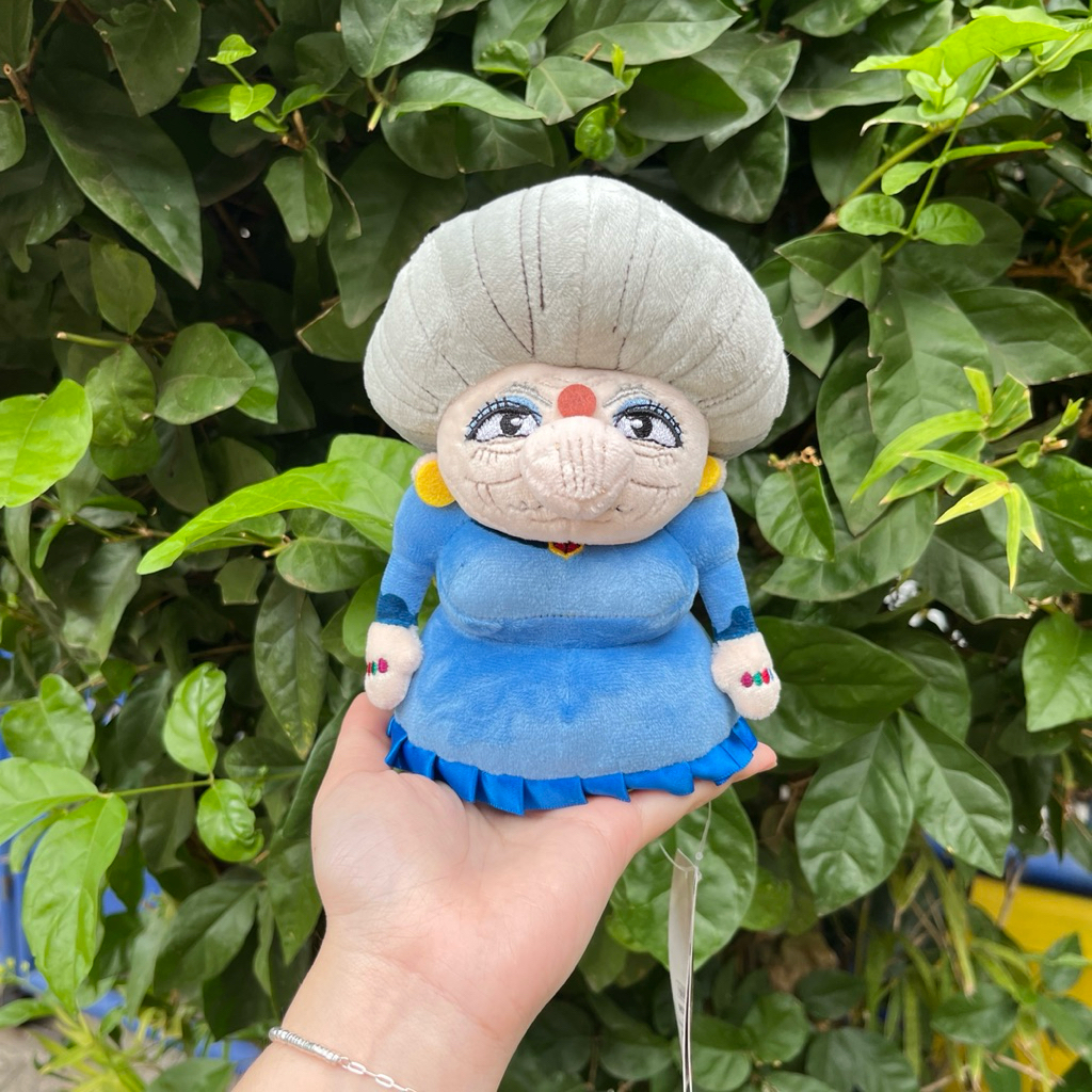SUN ARROW Boneka Yubaba SPIRITED AWAY STUDIO GHIBLI ORIGINAL NEW TAG
