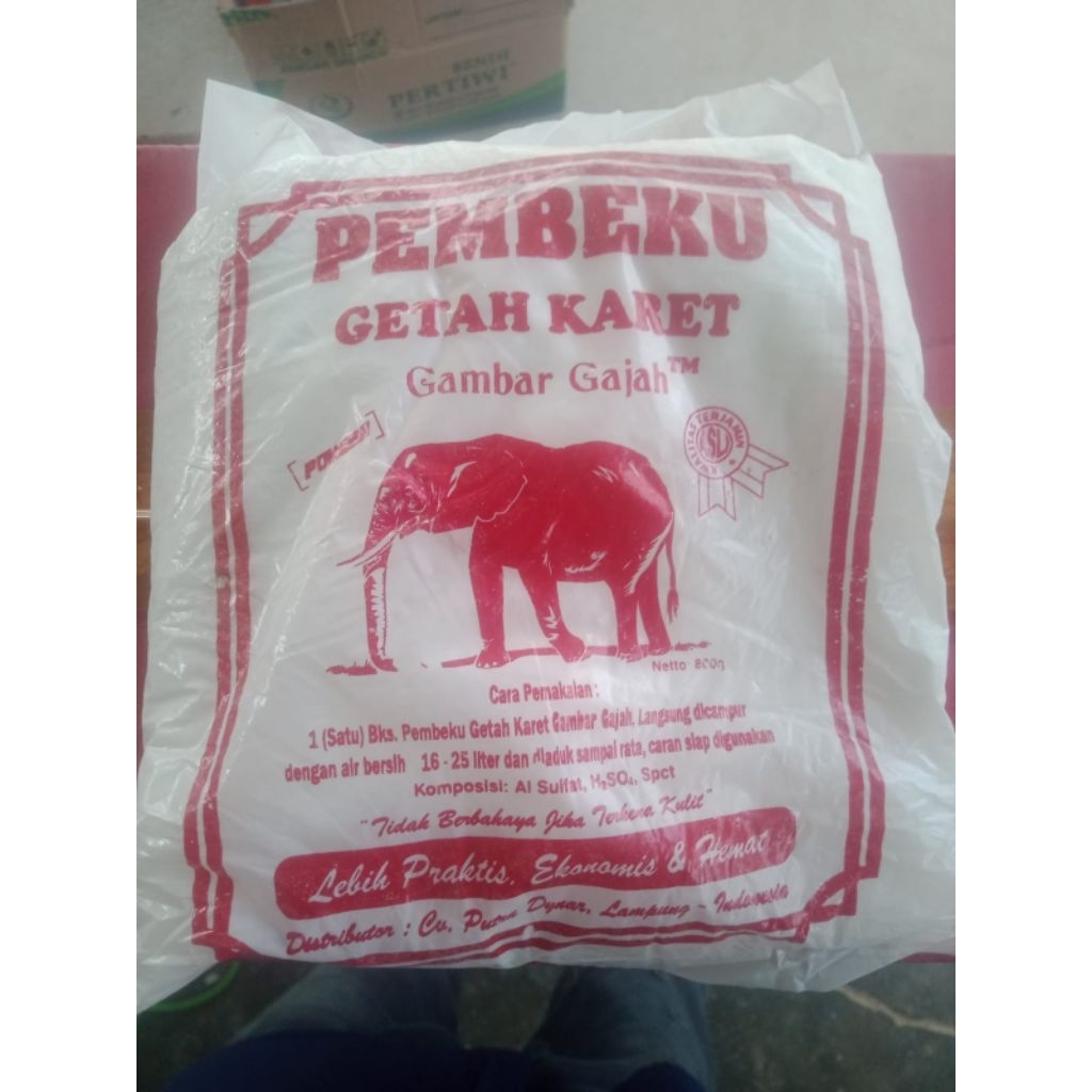 pembeku getah karet cap gajah orizinal