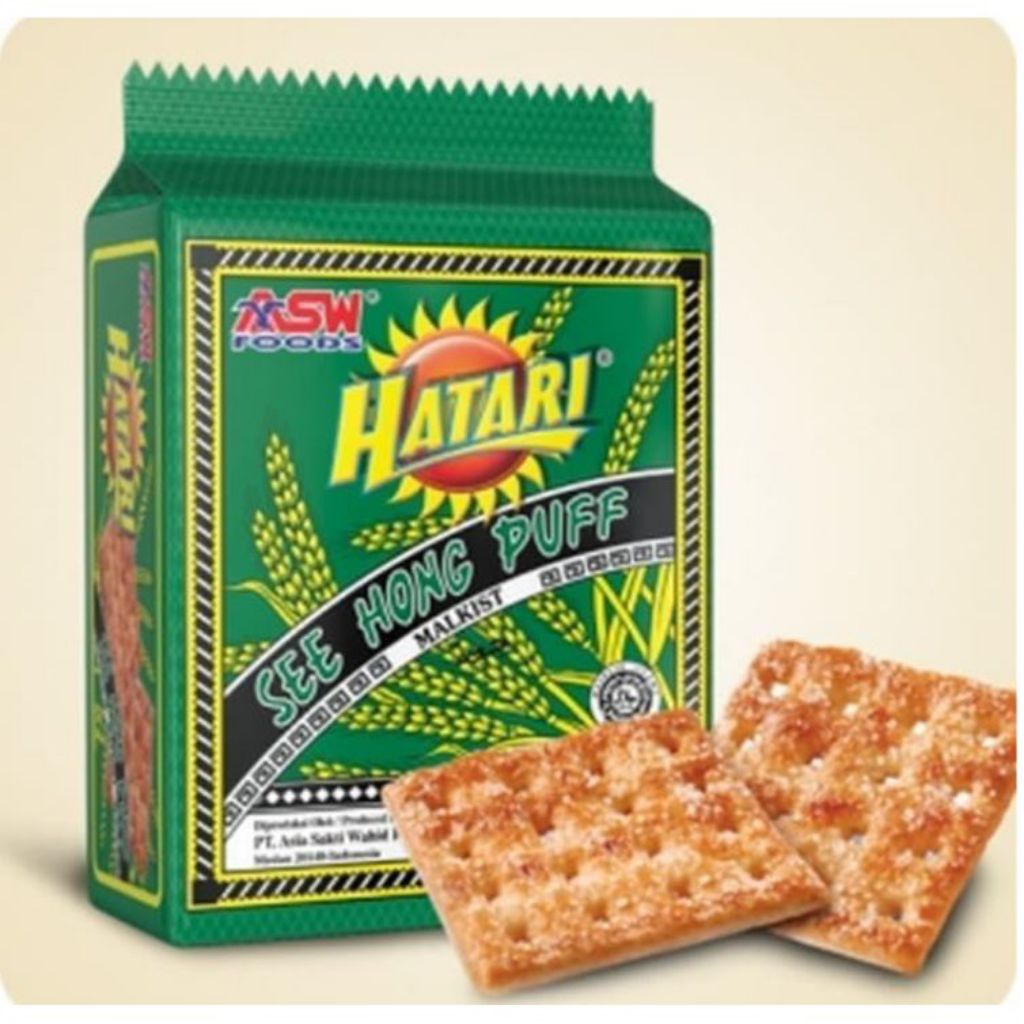 Hatari See Hong Puff Malkist 255 Gr (1 Dus isi 36) Termurah 