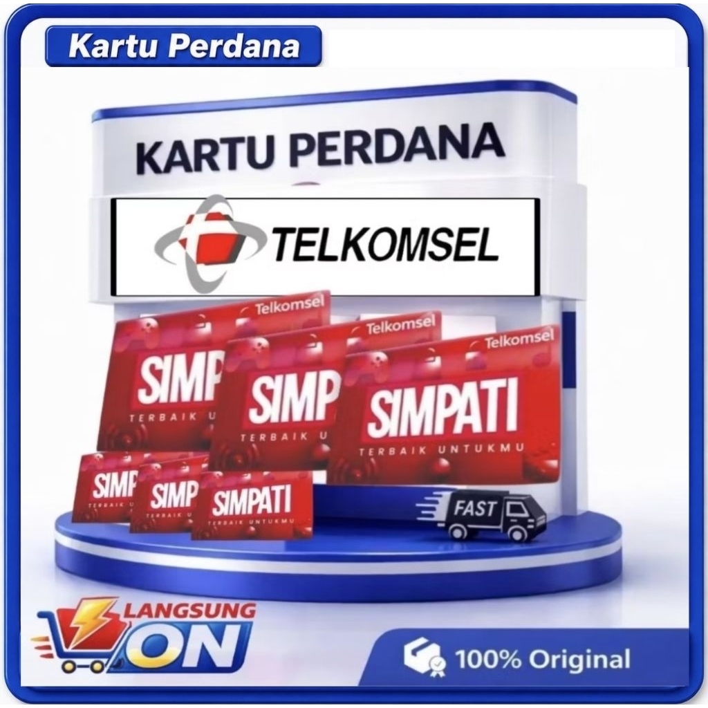 Kartu Perdana Telkomsel Simpati dll - Tanpa injek kuota