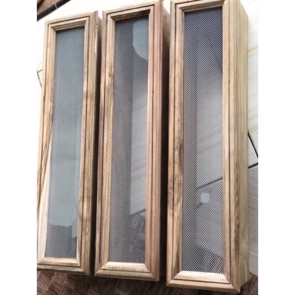 Loster Ventilasi Penutup Udara Kayu Jati Ukuran 11x40 11x50 cm