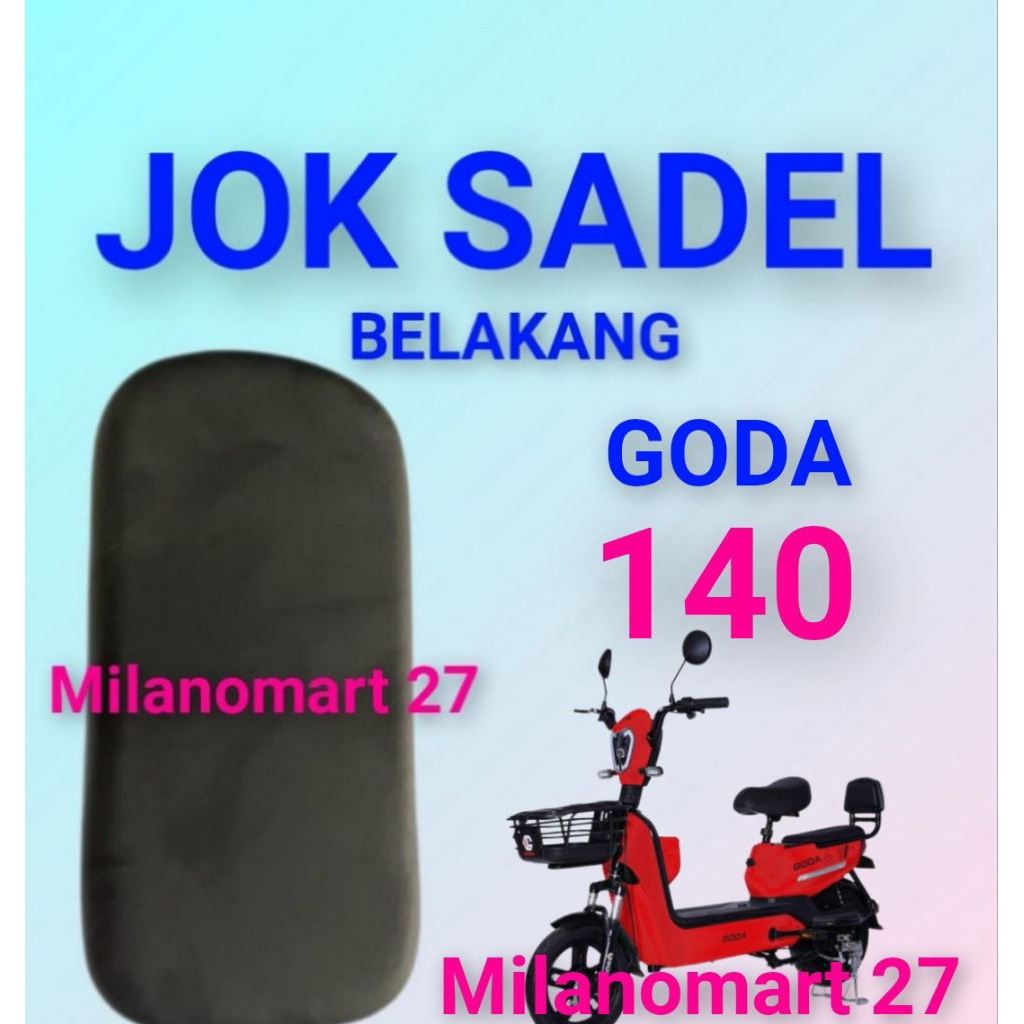 jok sadel belakang sepeda listrik goda 140 jok sadle belakang sepeda listrik goda 140