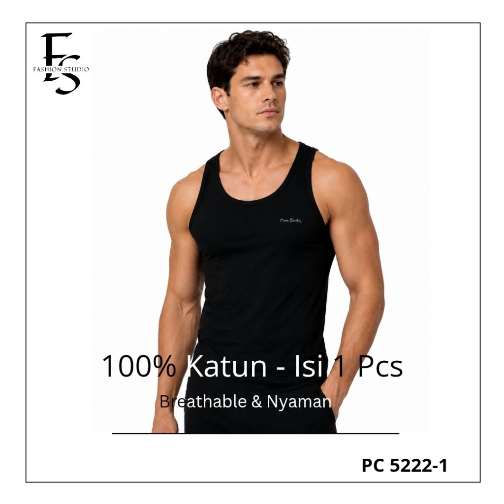 Kaos Dalam Singlet Pierre Cardin - Isi 1 Pcs
