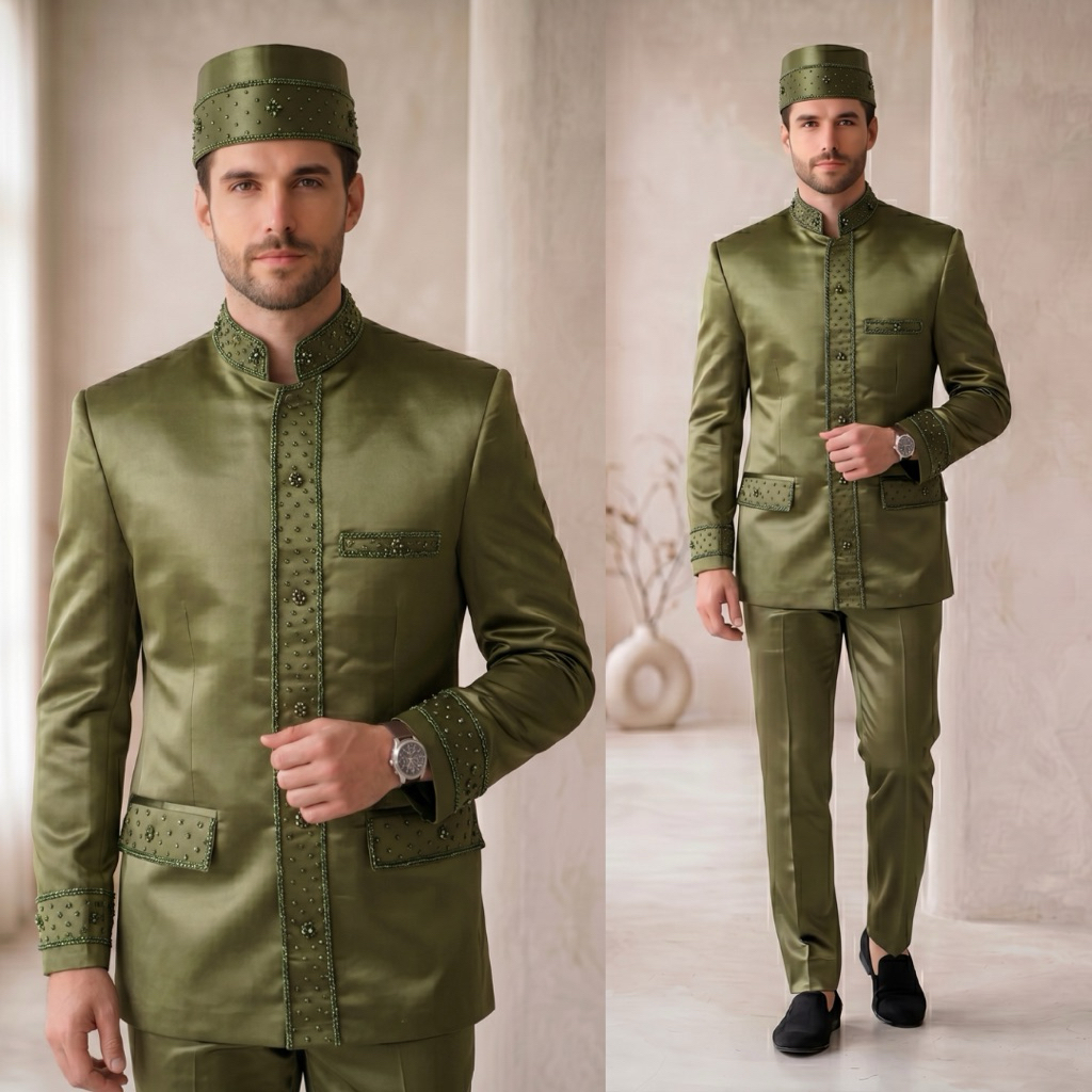 Basofi bapak pengantin | Beskap bapak besan hajat | Beskap bapak pengantin lengkap 1 set