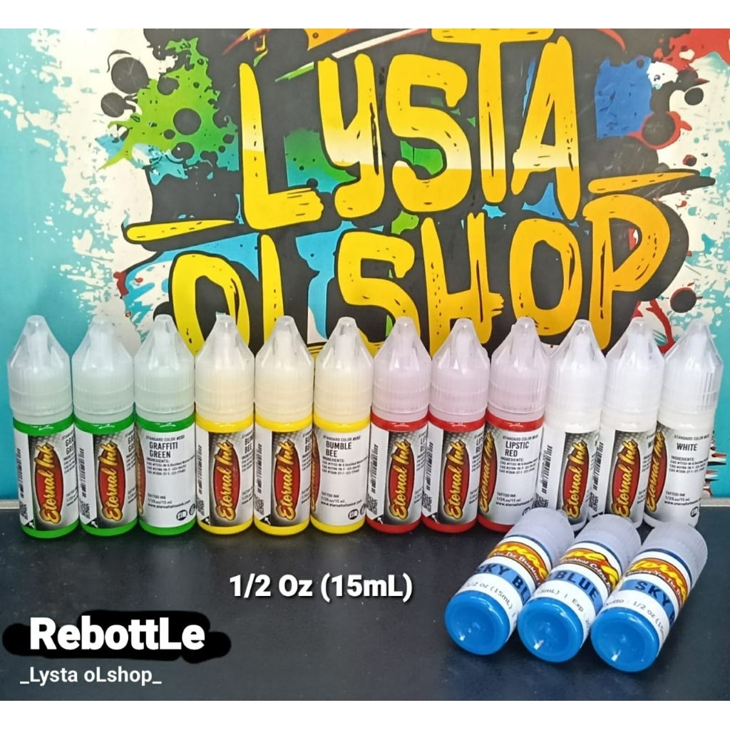 Tinta Tattoo Basic Warna (ETERNAL) OriginaL RebottLe