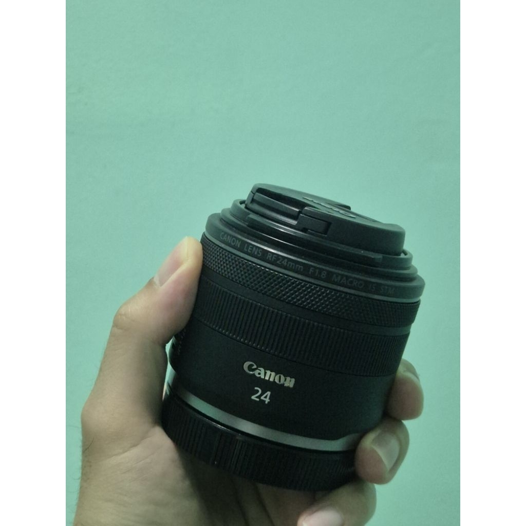 Lensa Fix Canon RF 24 mm f 1.8 bekas, second