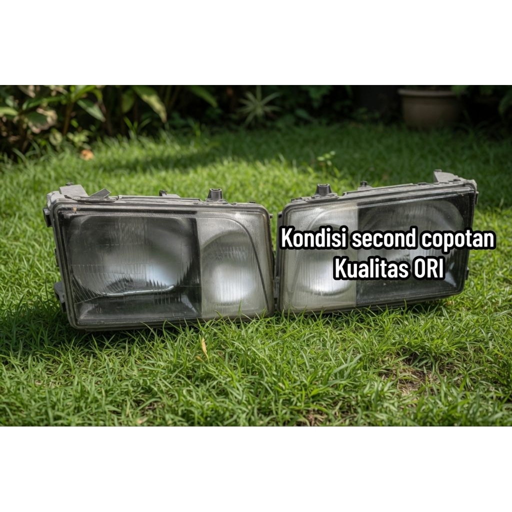 Headlamp Lampu Depan Mercedes Benz W124 Mercy W124 Original