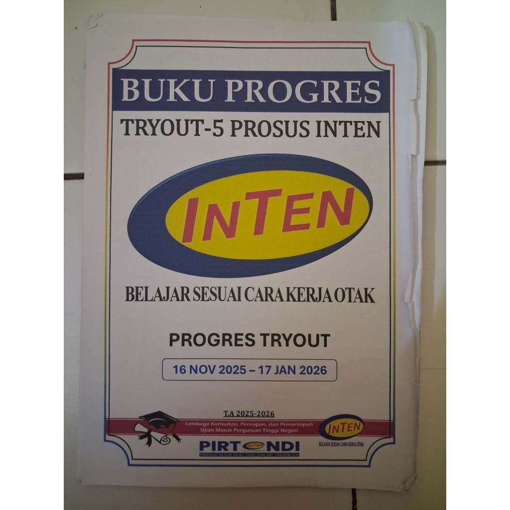 preloved modul try out inten (buku progress) persiapan utbk 25-26
