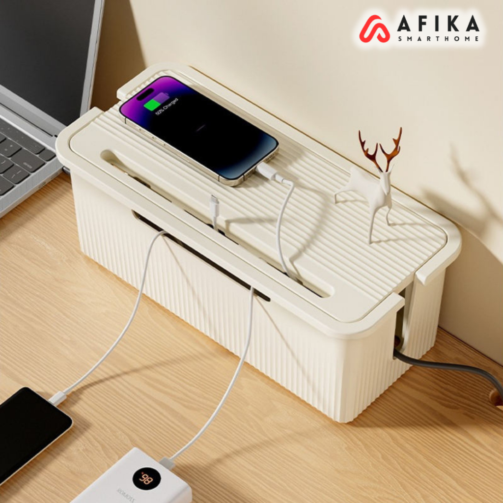Kotak Organizer Manajemen Kabel Charger Box