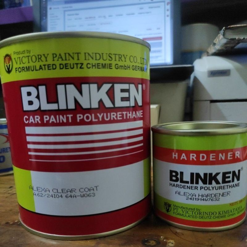 Pernis Blinken Alexo Alexa Clear Coat Anti Gores High Gloss Super Kilap 800ml 200ml Body Otomotif